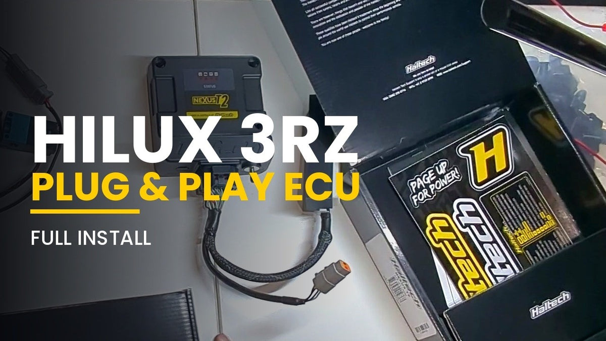 3RZ plug and play ECU kit installed in a Toyota Hilux