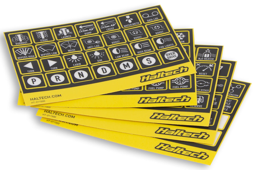 Haltech - CAN Keypad Label Set HT-011500