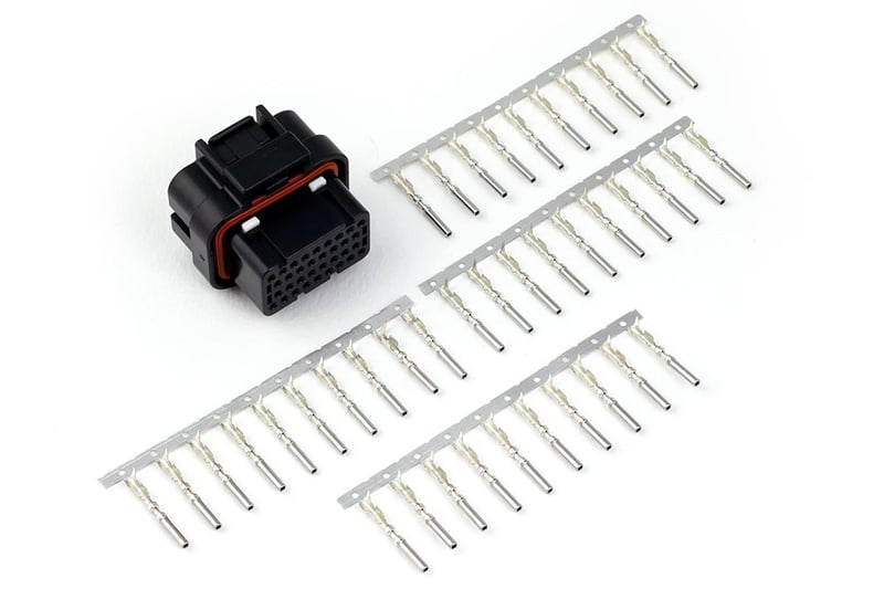 Haltech - Plug and Pins Only - AMP 34 Pin 4 Row - Key 2 4 Keyway Superseal Connector HT-030011