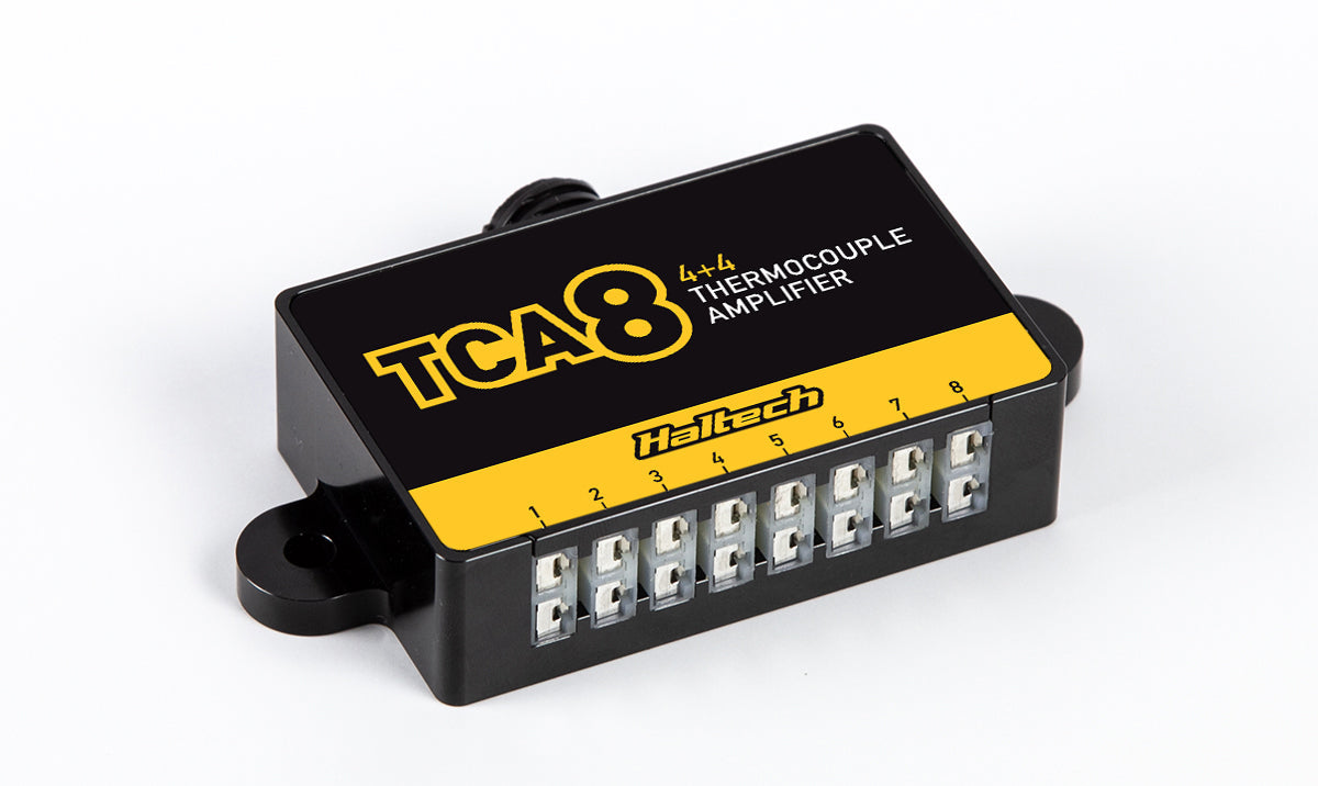 Haltech - TCA-8 (4+4) Eight Channel Thermocouple Amplifier Programmed as TCA-4A and TCA-4B HT-059908
