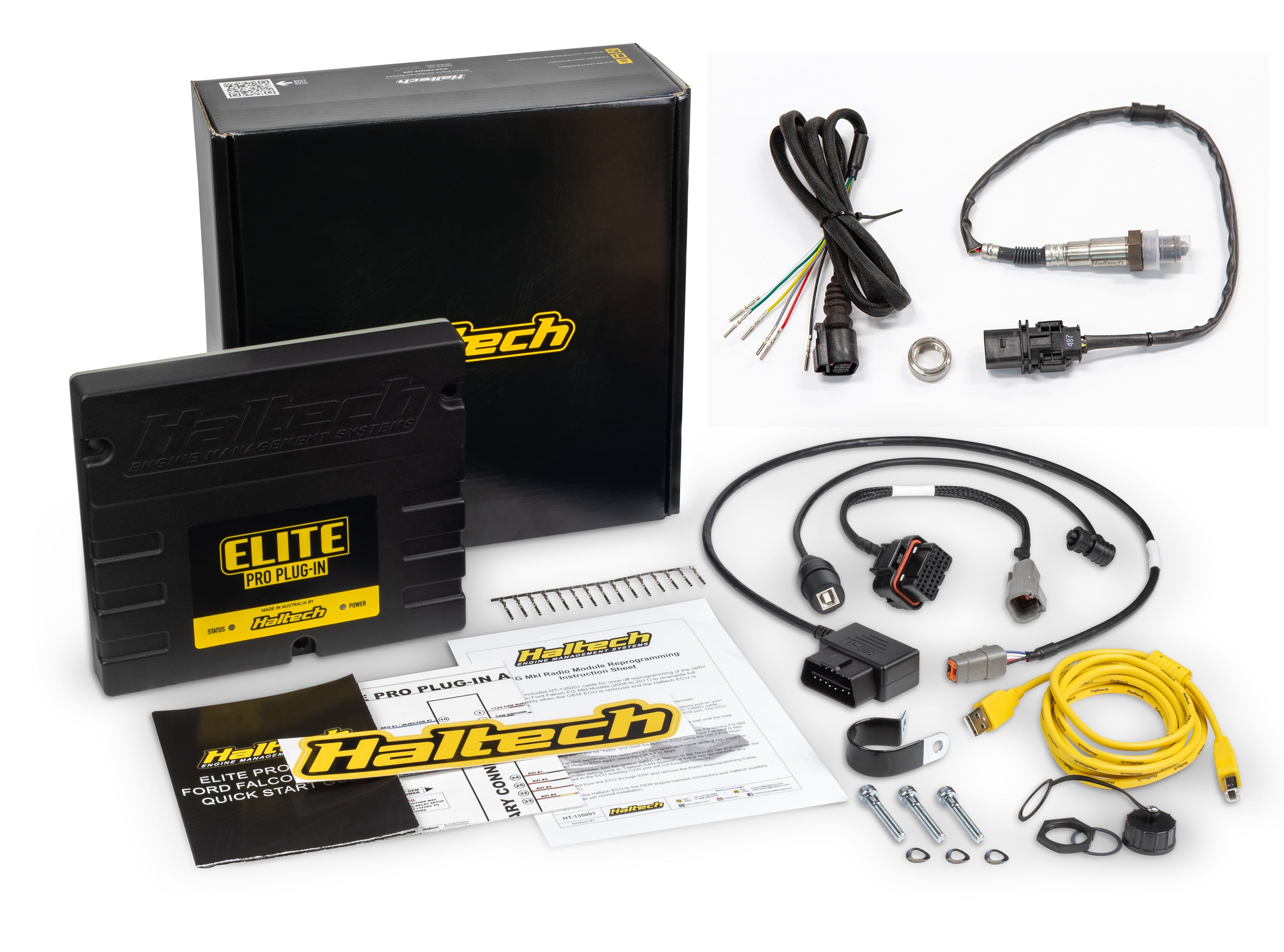 Elite PRO Plug-in ECU - Ford Falcon i6 "Barra" + Onboard Wideband Sensor Kit
 Length: 2.5m (8')